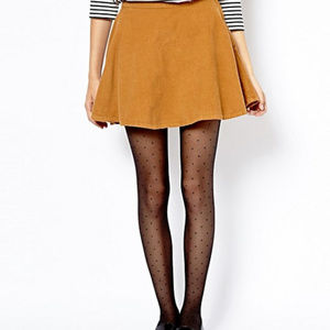 Mustard Yellow corduroy American Apparel skirt